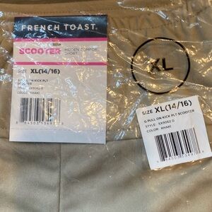 NWT French Toast Kick Scooter Uniform Skort Shorts  - XL 14/16 Pleated
